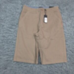 American Tall Shorts Mens 32T Brown Chino Flat Front Stretch Big Tall 31x12* NWT